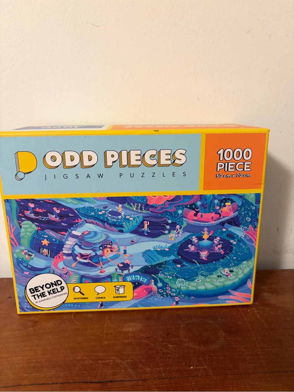Odd Pieces 1000 piece jigsaw puzzle Beyond the kelp complete
